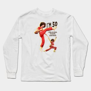 sally omalley KICK STRECH AND KICK Long Sleeve T-Shirt